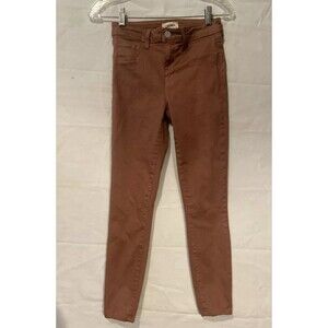 L'AGENCE Margot High Rise Skinny Jean in Java Coated size 25Skinny Leg